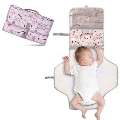 Sunveno Diaper Changing Pad Clutch Kit - Pink