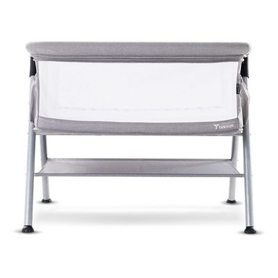 Teknum FELLOW 2 Twin Bedside Crib Bassinet - Grey