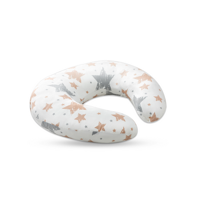 Little Story fiberfill Lounger Bed w/Feeding Pillow - Galaxy