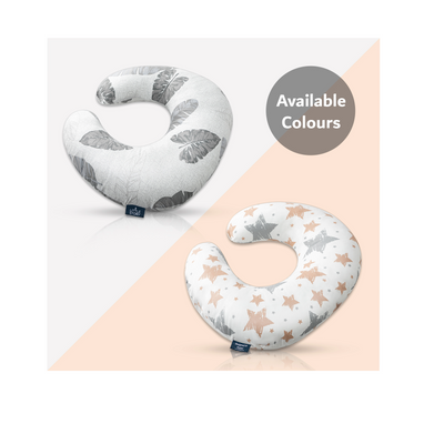 Little Story fiberfill Lounger Bed w/Feeding Pillow - Galaxy