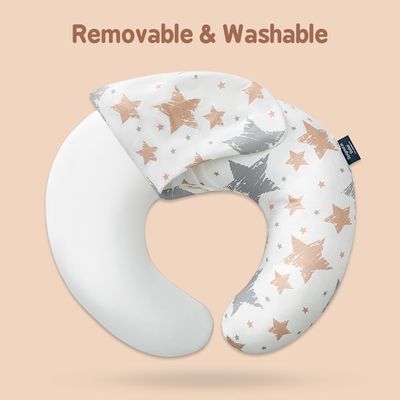 Little Story Baby Nursing and Feeding Pillow - Stars, 0-9 Months