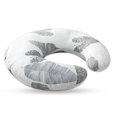 Little Story Baby Nursing and Feeding Pillow - Leaves, 0-9 Months