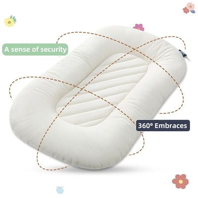 Little Story Portable Lounger Sleeping Pod - White