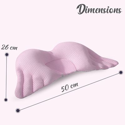 Sunveno Infant Head Shaper Wings Pillow - Pink