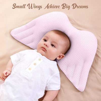 Sunveno Infant Head Shaper Wings Pillow - Pink