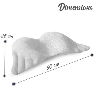 Sunveno Infant Head Shaper Wings Pillow - White