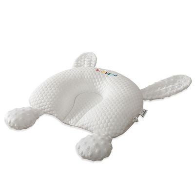 Sunveno Infant Head Shaper Rabbit Pillow - White