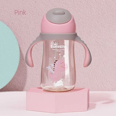 Sunveno Water Cup/Feeding Bottle 300ml - Pink