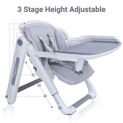 Teknum 3-IN-1 Kids Foldable Dining Booster Chair - Grey