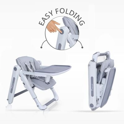 Teknum 3-IN-1 Kids Foldable Dining Booster Chair - Grey