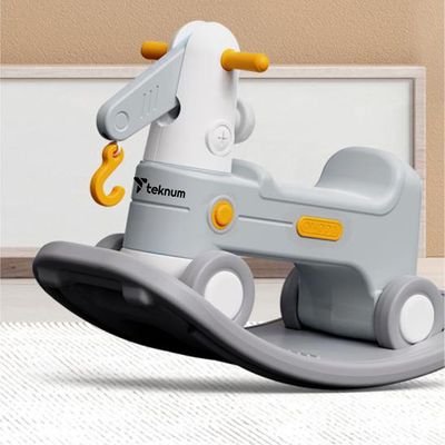 Teknum 2in1 Rock Ride On - Grey