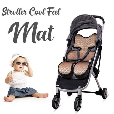 TEKNUM Breathable Cool Liner / Pad for Baby Stroller / Car Seat / High Chair / Cradle - Beige