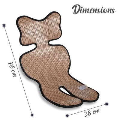 TEKNUM Breathable Cool Liner / Pad for Baby Stroller / Car Seat / High Chair / Cradle - Beige