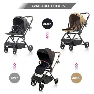 Teknum STROLL1 Reversible Travel Stroller - Khaki