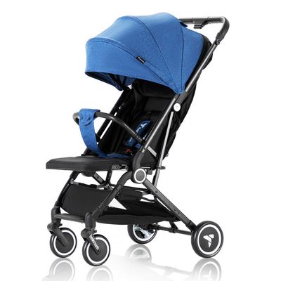 Teknum Travel Cabin Stroller with Coffee Cup Holder - Blue