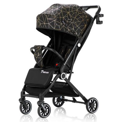 TEKNUM TravelZen Stroller with Coffee Cup Holder - Black Gold