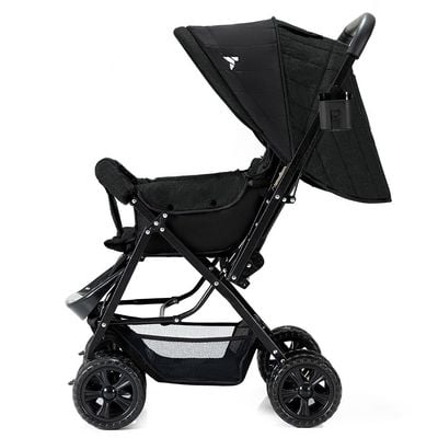 Teknum Reversible Look at Me Stroller w/ Diaper Bags - Black