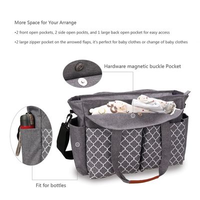 Teknum Reversible Look at Me Stroller w/ Diaper Bags - Black