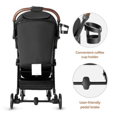 Teknum Travel EXPLORER 2 Auto Fold Stroller - Black