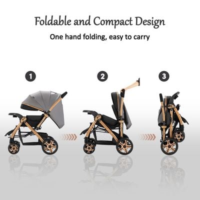 TEKNUM Reversible Trip2 Stroller - Grey