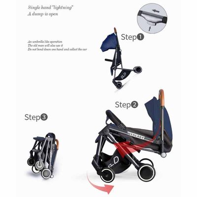 Travel Lite Stroller - SLD by Teknum - Navy Blue
