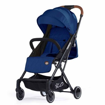 Teknum Travel Lite Stroller - Navy Blue + Sunveno Diaper bag + hooks