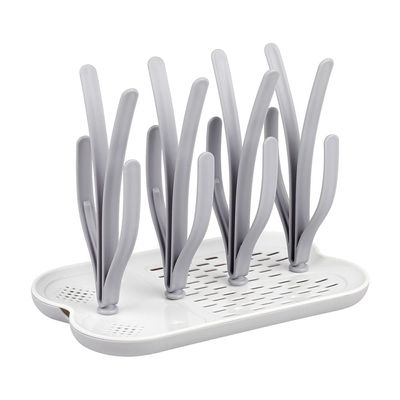 Eazy Kids Baby Bottle Drying Rack 16 peg - Grey