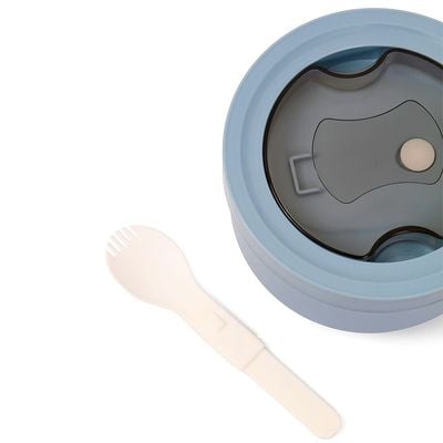 HYDROBREW Lunch Box with Folding Spoon - Blue