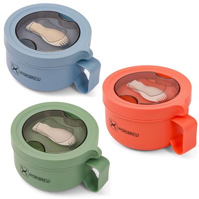 HYDROBREW Lunch Box with Folding Spoon - Green