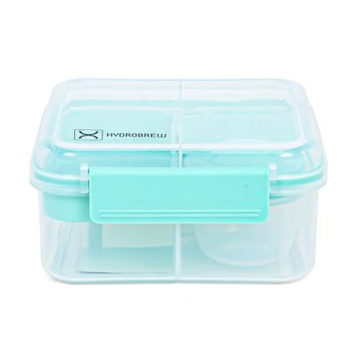 HYDROBREW 3/4/5 Convertible 1250ml Bento Lunch Box - Green