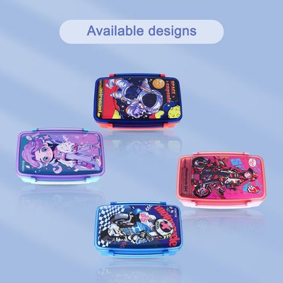 Nova Kids Bento Lunch Box with Spoon & Fork - Astronaut Blue