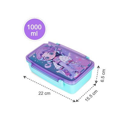 Nova Kids Bento Lunch Box with Spoon & Fork - Cite Girl Pink