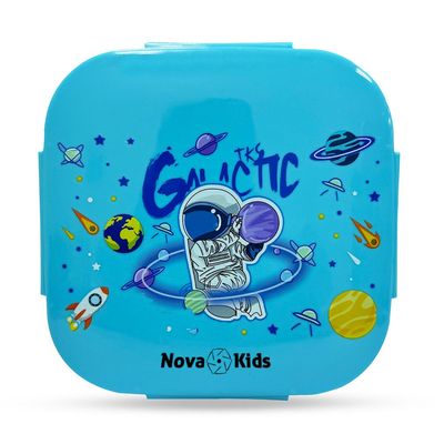 Nova Kids Square 1000ml Bento Lunch Box - Astronaut Blue