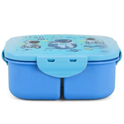 Nova Kids Square 1000ml Bento Lunch Box - Galaxy Blue