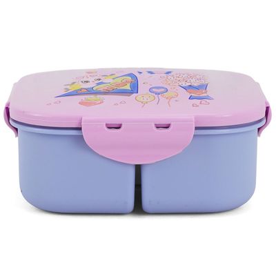 Nova Kids Square 1000ml Bento Lunch Box - Love Pink