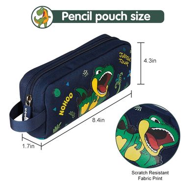 Nohoo Kids Pencil Case / Color Bag Dino - Green