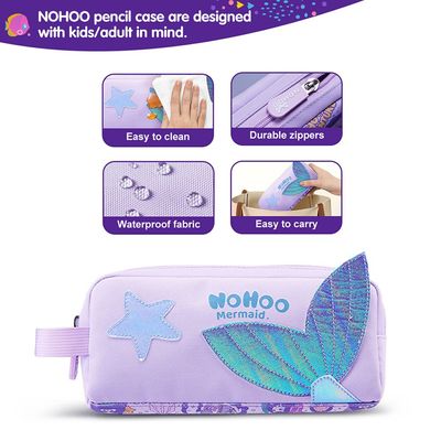 Nohoo Kids Pencil Case / Color Bag Mermaid - Purple