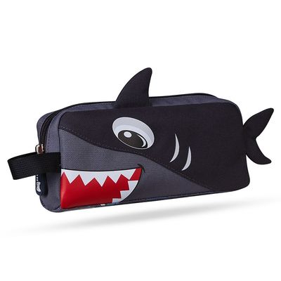 Nohoo Kids Pencil Case / Color Bag Shark - Grey