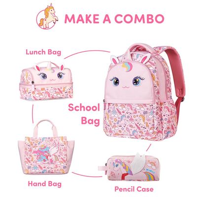 Nohoo Kids Pencil Case / Color Bag Unicorn - Pink