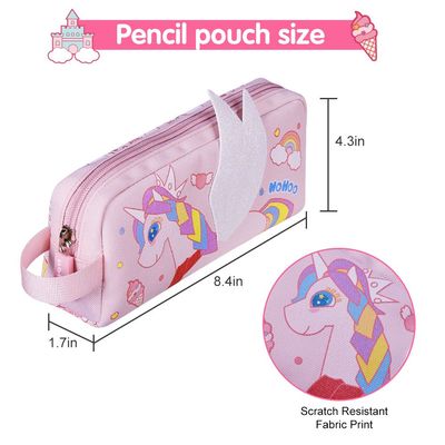 Nohoo Kids Pencil Case / Color Bag Unicorn - Pink