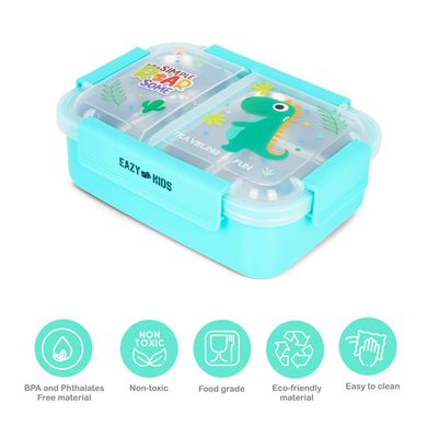 Eazy Kids Lunch Box Dinosaur - Green