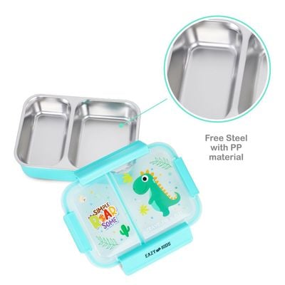 Eazy Kids Lunch Box Dinosaur - Green