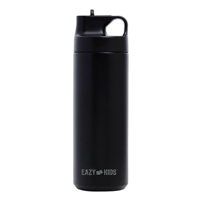 Eazy Kids Insulated Sports Water Bottle - Black, 550ml