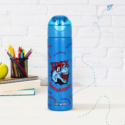 Eazy Kids Insulated Steel Water Bottle w/ Spray Dino - 640ml