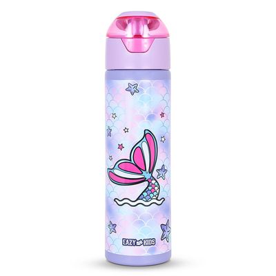Eazy Kids Insulated SS Water Bottle w/ Spray Mermaid - 640ml