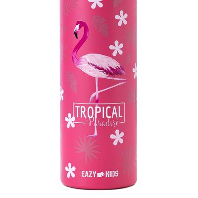 Eazy Kids Insulated SS Water Bottle w/ Spray Tropical -640ml