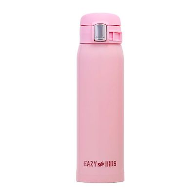 Eazy Kids Insulated Travel Water Bottle - Pink, 500ml