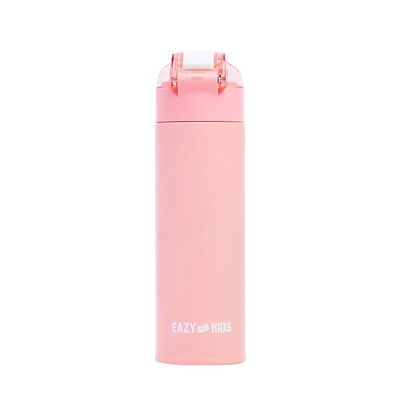 Eazy Kids Insulated Travel Water Bottle - Pink, 550ml