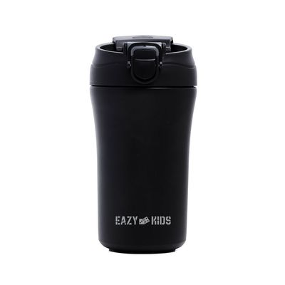 Eazy Kids Insulated Tumbler Water Bottle - Black, 400ml