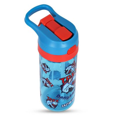 Eazy Kids Tritan Water Bottle with Spray Dino, Blue, 420ml